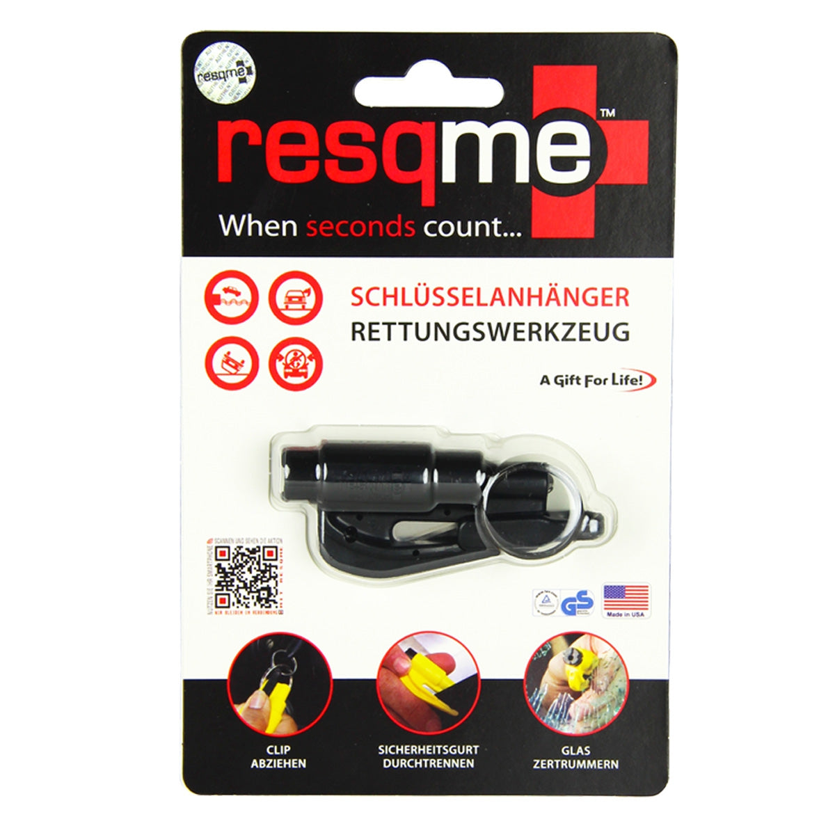 Resqume - rescue tool with keychain