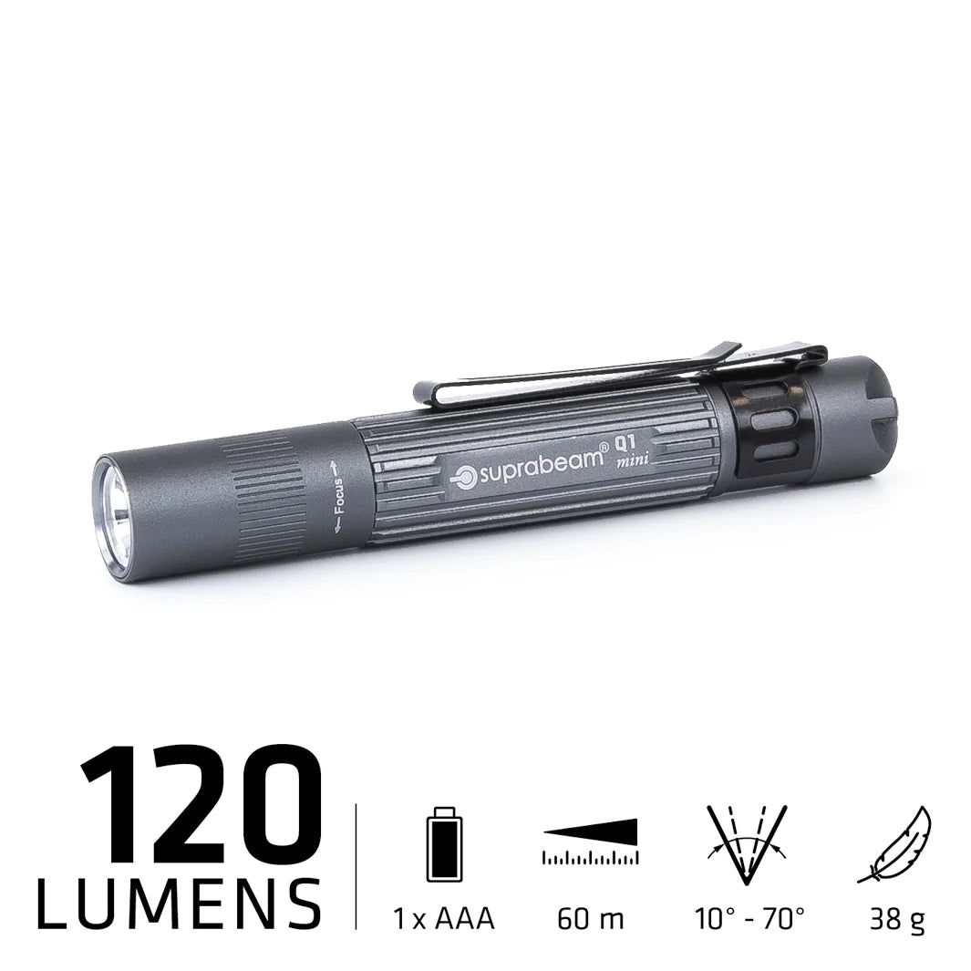 Suprabeam Q1 mini flashlight 