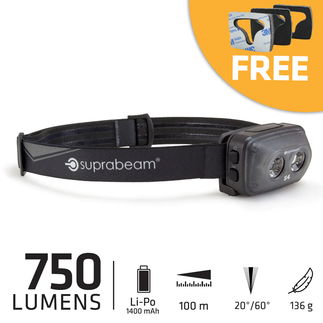Suprabeam S4 rechargeable Stirnlampe