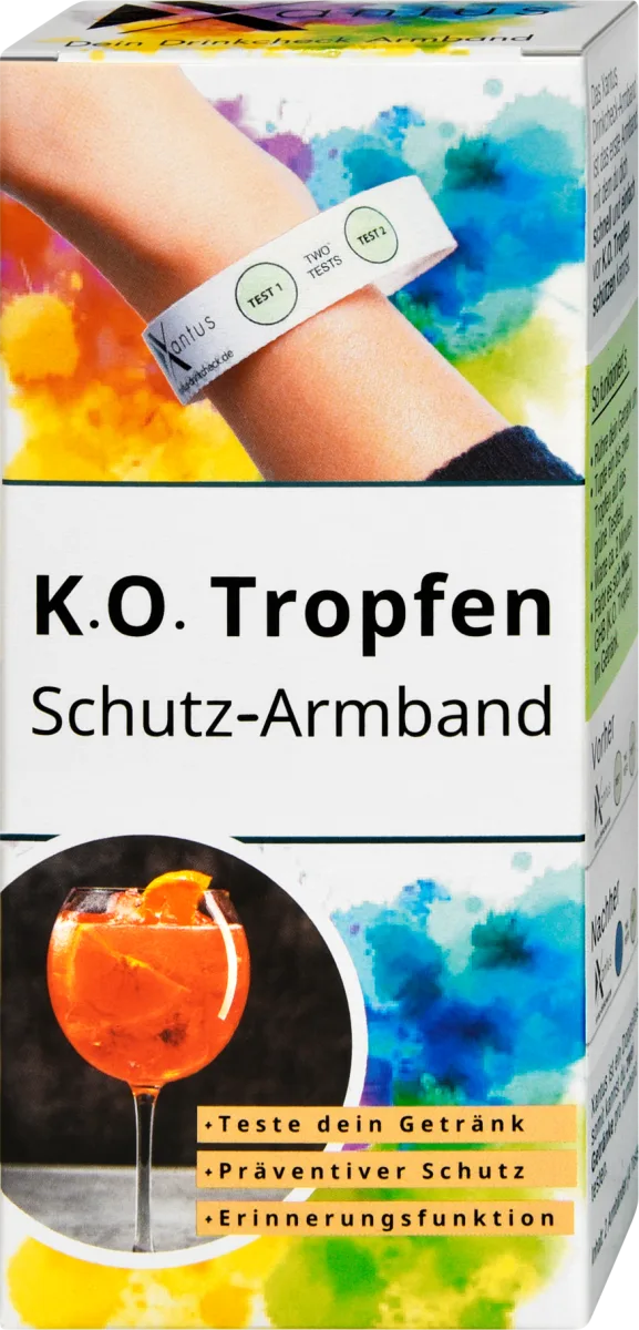 K.O. Tropfen GHB Schutz-Armband