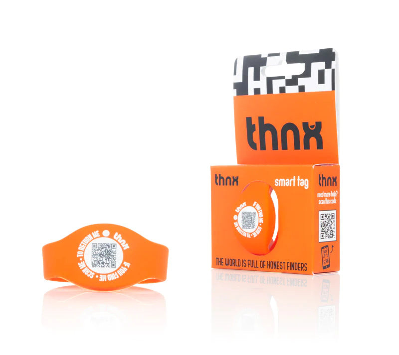 thnx 2.0 children's SOS bracelet orange
