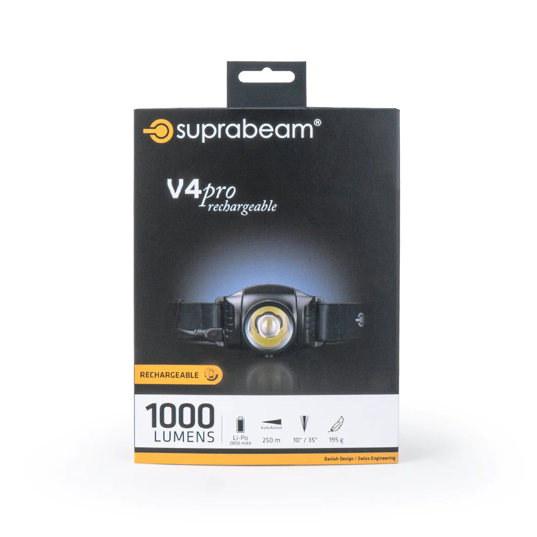 Lampe frontale rechargeable Suprabeam V4pro 